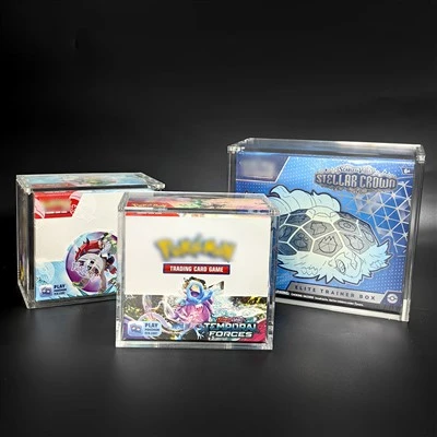 Sarung Paparan ETB Akrilik Untuk Siri Api Obsidian Pokémon Scarlet & Violet