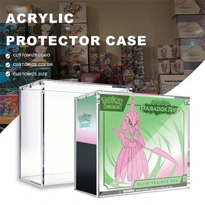 Sarung Paparan ETB Akrilik Untuk Siri Pokémon Scarlet & Violet Paradox Rift
