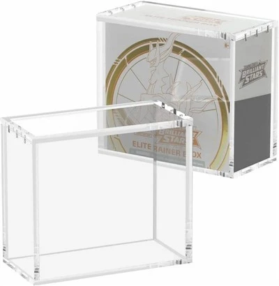 Pokémon TCG Sword & Shield—Brilliant Stars Elite Trainer Box Kotak Paparan Akrilik